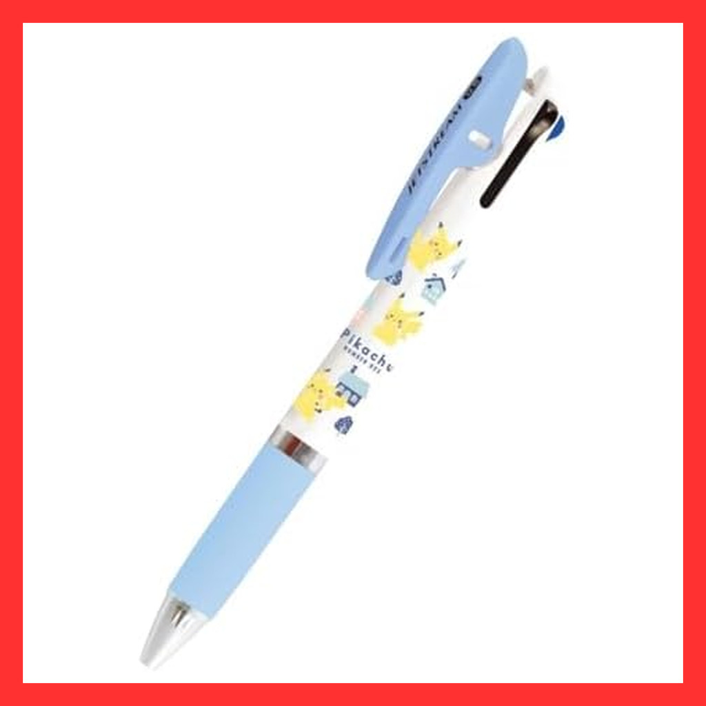 Kamiojapan Pokemon Pikachu Jet Stream 3 Color Ballpoint Pen 0.5 Forest Town 302830