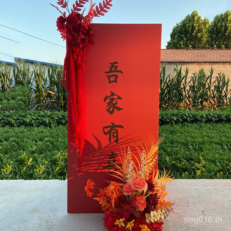 หมั้นป้ายแต่งงาน Youxi ขาตั้งป้ายคําแนะนํายินดีต้อนรับป้ายคู่มือน้ํา Doorway kt Board ตกแต่งบ้านของฉ