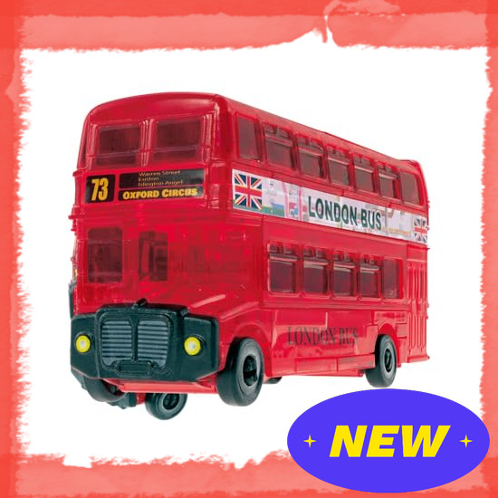 Direct From Japan Beverly 53 pieces crystal puzzle London Bus 50306.