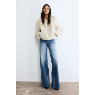 H&M(เอชแอนด์เอ็ม) กางเกงยีนส์เอวสูงทรงกว้าง Women Wide High …