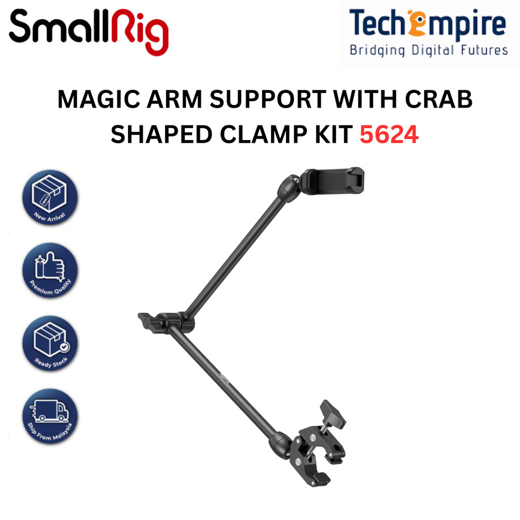 SmallRig Desktop Magic Arm พร้อมชุดหนีบรูปปู 5624