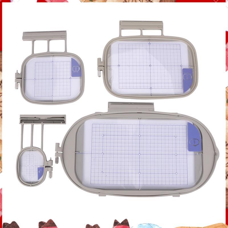 4 ชิ้นจักรเย็บผ้าเย็บปักถักร้อย Hoop สําหรับ Innovias 1500 1500D 2500D 4000D 6000D(SA437,SA438,SA439