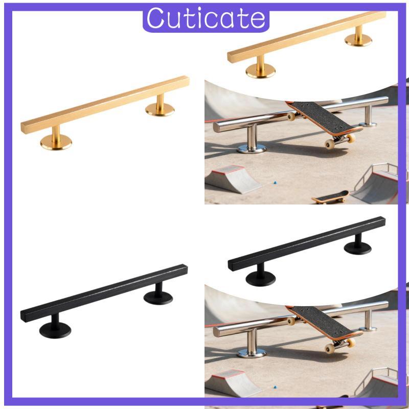 [CUTICATE] Fingerboard Rail สําหรับการฝึกอบรม Prop Professional Fingerboard Deck Ramp Great เพิ่ม Fi