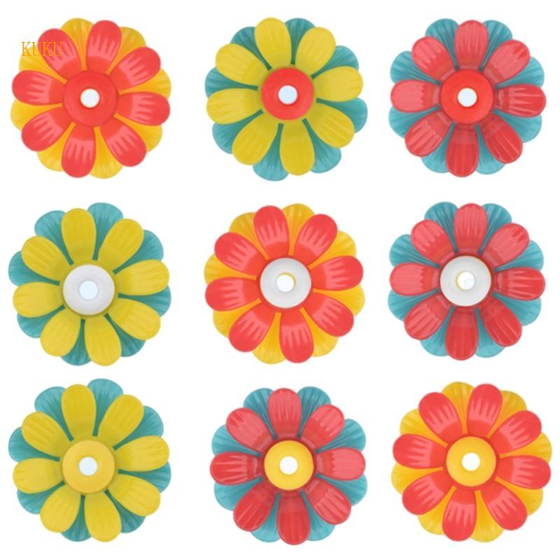 KU* กลางแจ้งแขวนเครื่องป้อนนกสีแดง Hummingbird Feeders เปลี่ยนพอร์ตให้อาหารทําความสะอาดง่าย Garden Y