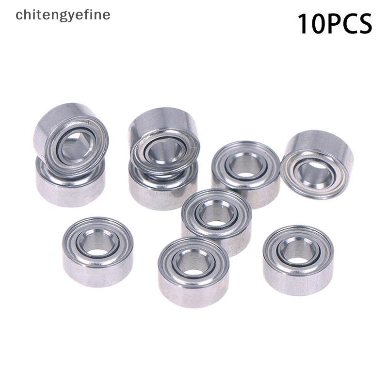 Chitengyefine 10pcs 683ZZ 3*7*3 มม.แบริ่งขนาดเล็ก Chrome เหล็ก 683 ZZ 2Z 683Z ภายใน Bore 3 มม.ขนาดเล