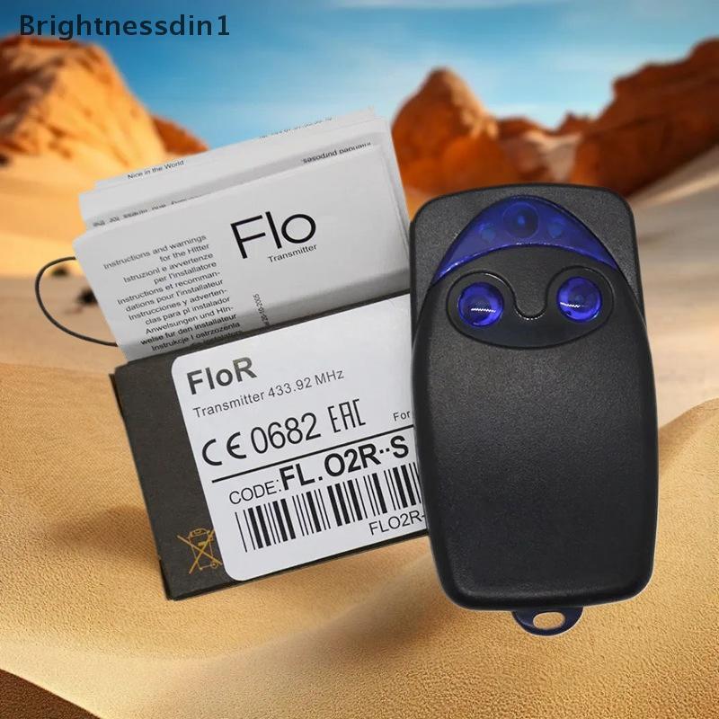 [Brightnessdin] 1 ชิ้น NICE 433.92MHz Rolling Code เครื่องส่งสัญญาณมือถือ Nice Flor Flo2r FLO2R-S FL