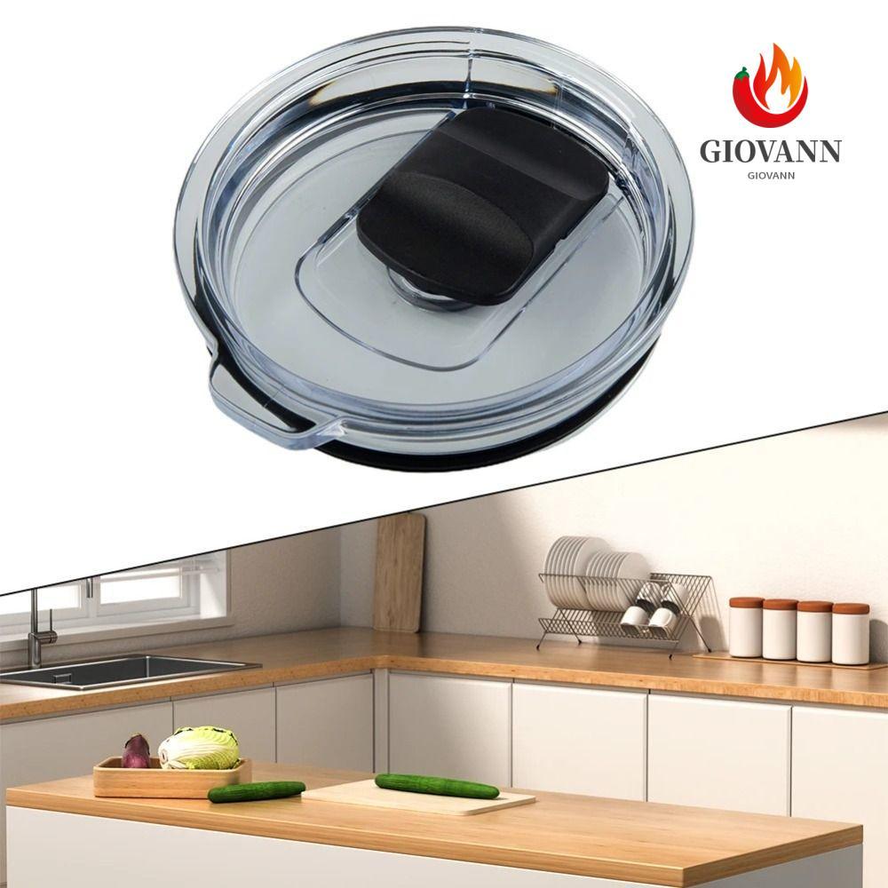 GIOVANNI เปลี่ยนฝา, 20/30 ออนซ์แม่เหล็ก Slider Tumbler ฝาแก้ว, Push Piece Cover Clear Tumbler Switch เข้ากันได้กับแก้วขวดน้ําถ้วยกาแฟ