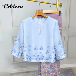 Celderio ผู้หญิง Street แฟชั่น Bohemian ดอกไม้พิมพ์เสื้อลูกเ…