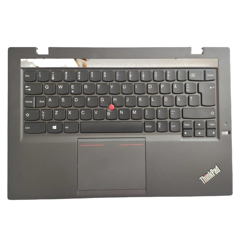 IIBM Lenovo ThinkPad X1 Carbon 2014 NX1C คีย์บอร์ดพร้อม C Case Touchpad Integrated