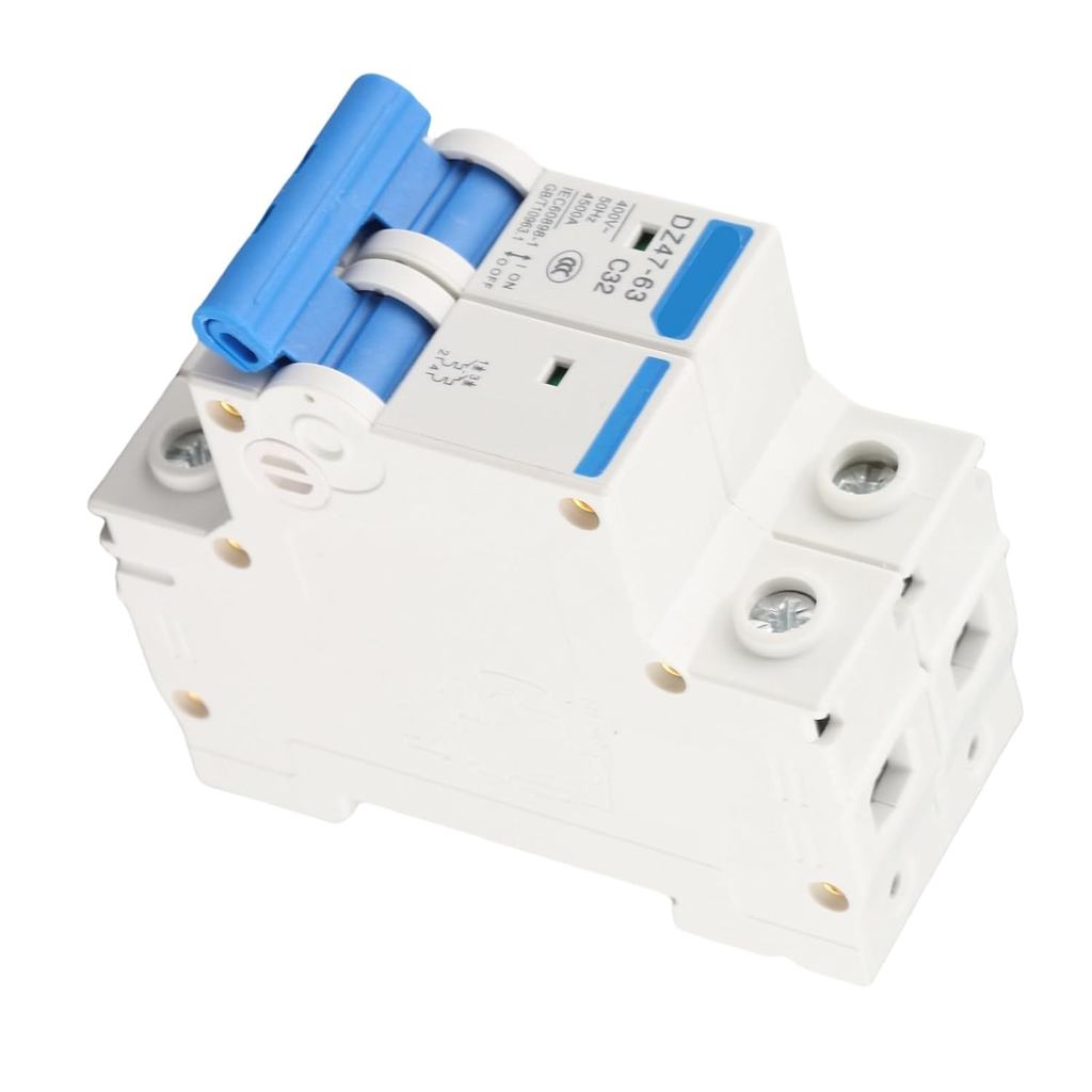 Dz47 63 C63 220 Cataos De Corriente 220V Dz47?63 2Pole 32A Rccb Current Circuit Breaker 220 380V
