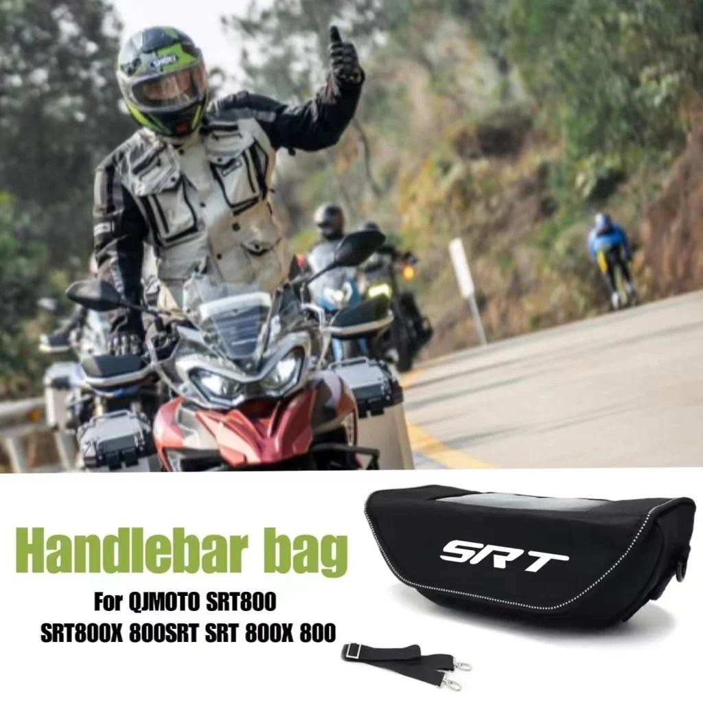 สําหรับ QJMOTO SRT800 SRT800X 800SRT SRT 800X 800 กระเป๋าแฮนด์รถจักรยานยนต์