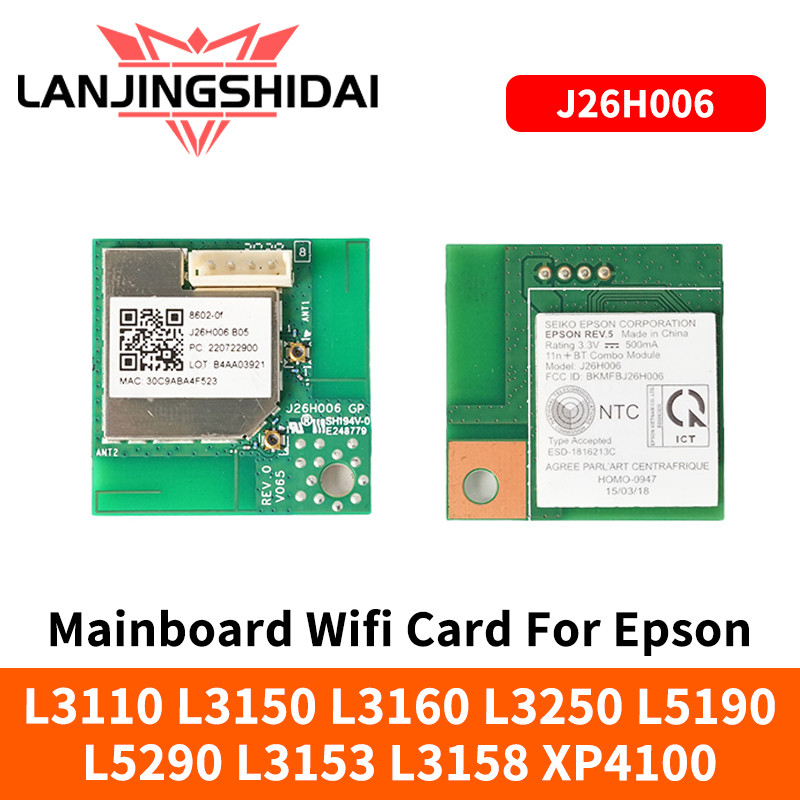 การ์ด WiFi สําหรับ Epson L3110 L3150 L3160 L3250 L5190 L5290 L3153 L3158 XP4100 เมนบอร์ด Wifi การ์ดไ