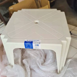 โต๊ะญี่ปุ่นเหลี่ยมสีขาว รุ่น วัฒนา 88W ขนาด 59x45cm โต๊ะเล็ก วางซ้อนได้ โต๊ะพลาสติกสีขาว โต๊ะเขียนหนังสือ น้ำหนักเบา