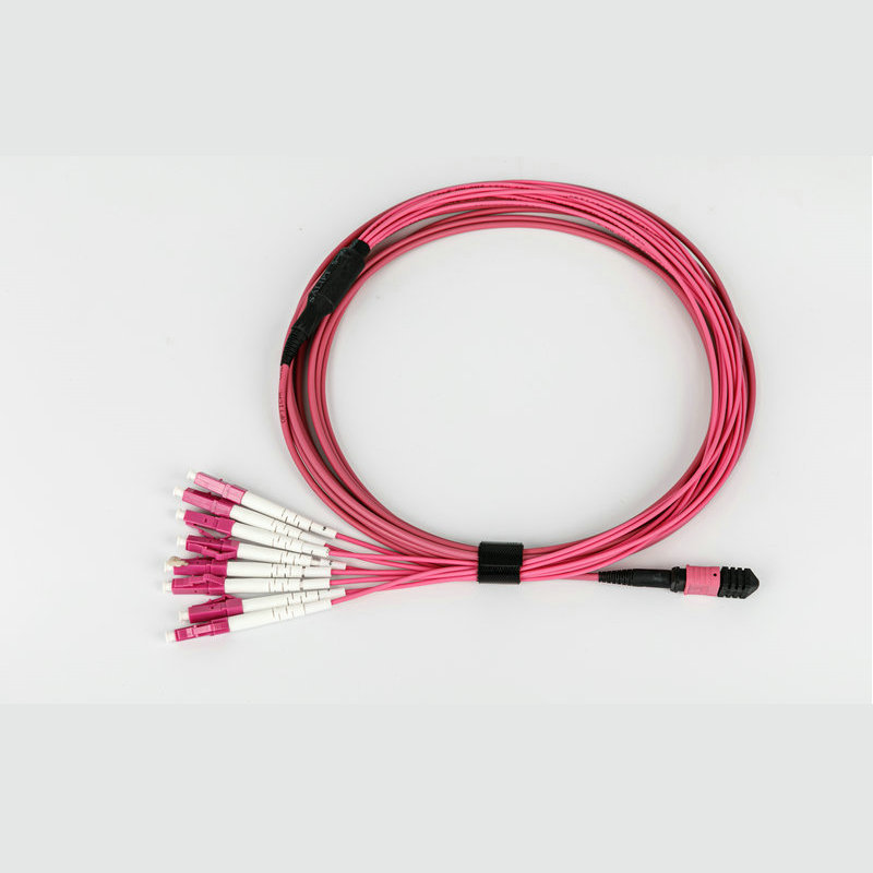 MPO-LC OM4 12-Core Pre-Connected Jumper Optical Fiber Jumper Pre-Connected Main Dry Optical Cable Te