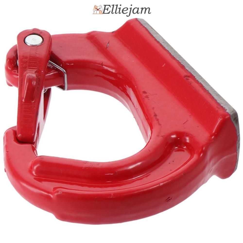 ELLIEJAM Heavy Duty Lifting Hook, 2T Alloy Steel G80 Weld-on Anchor Hook,สีแดงความจุ 4400lbsพร้อมตะข