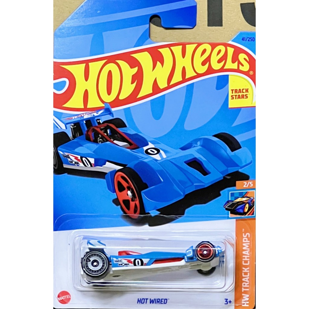 HotWheels HotWheels Original ความเร็วสูง Acceleration Racing Blue First Edition HOT WIRED 41 23BC/
