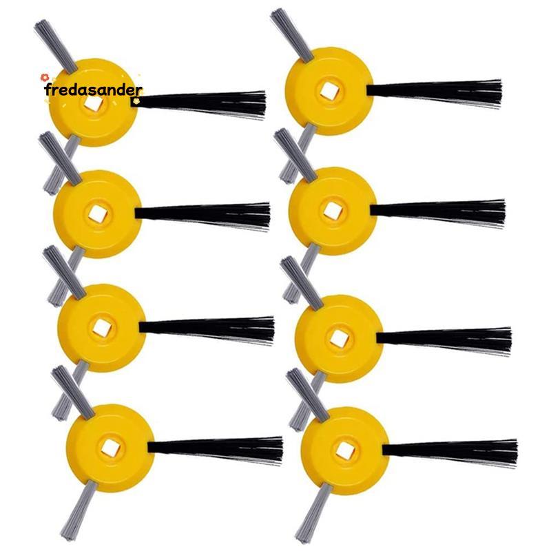 8 แพ็คแปรงด้านข้างอะไหล่ใช้งานร่วมกับหุ่นยนต์ ION R75 RV700 RV720 RV750 RV750C RV755 เครื่องดูดฝุ่น