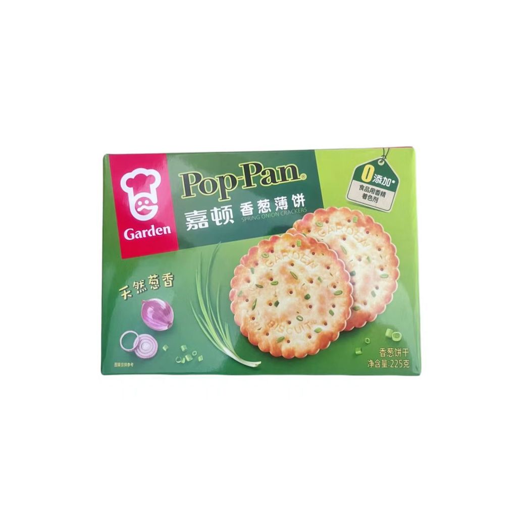 Jiaton Chive Pancake g รสเค็ม Scallion น้ํามันงากรอบ Office Snacks ของว่างอาหารชนิดบรรจุกล่อง251124