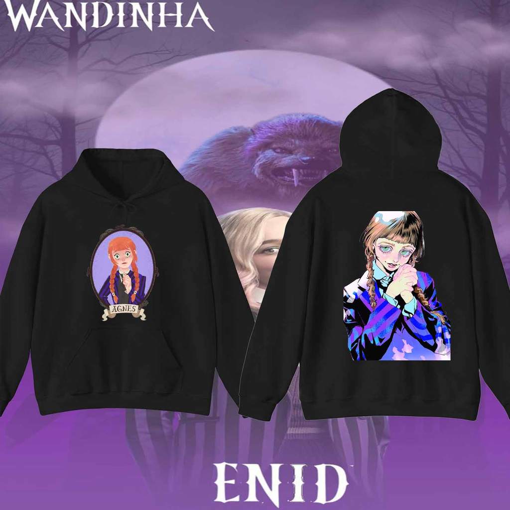 เสื้อฮู้ดเด็ก Wednesday × Agnes de Mille | ลายแฟชั่นศิลปะการเต้น สุดชิค ใส่ได้ทั้งชายหญิง