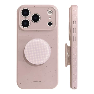 Minimalist ink dot สีตัดกันตาหมากรุกสามมิติขาตั้งเคสโทรศัพท์ป้องกันเหมาะสําหรับ TPU สําหรับ iPhone12 13 14 15 16 17Pro Max