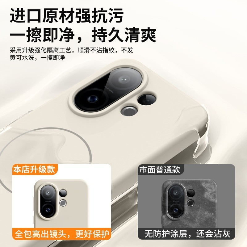สําหรับ Vivo X200 FE X200FE กรณีหรูหราผิวรู้สึกจริง รูปที่ 5