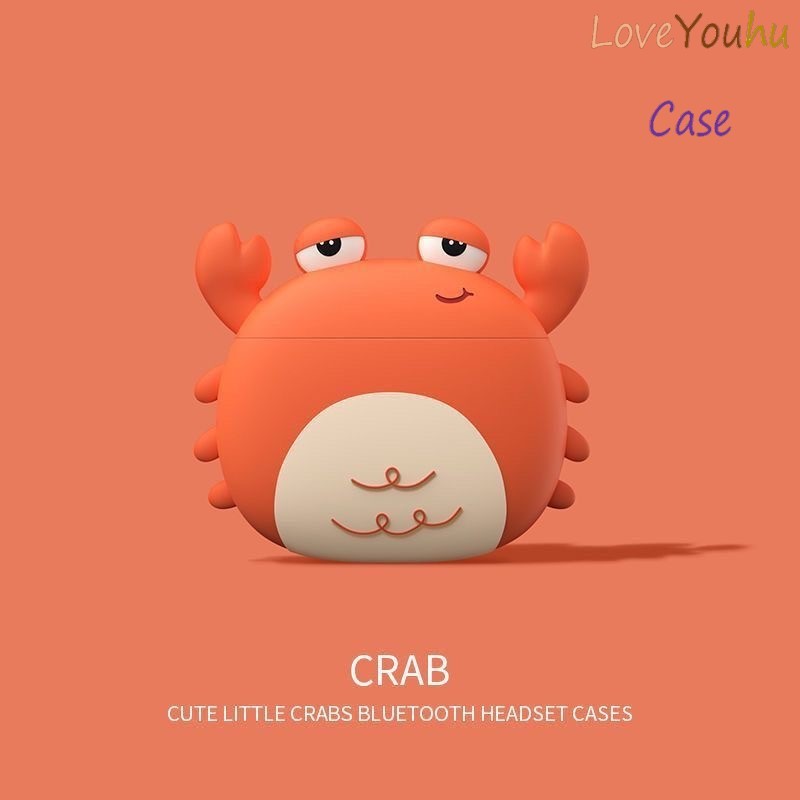 Loveyouhu สําหรับ GOOJODOQ J201 J206 J228 J229 หูฟังบุคลิกภาพรูปแบบปู