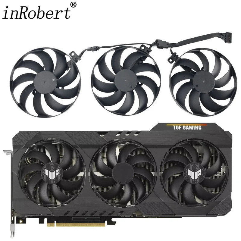 88 มม.CF9010U12D Cooler พัดลมสําหรับ ASUS TUF Gaming GeForce RTX 3060 3070 3080 Ti Edition กราฟิกการ