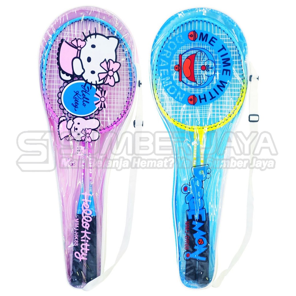 ไม้แบดมินตัน Fuhua Junior 88 พร้อมกระเป๋า ลายการ์ตูน 2 ลาย