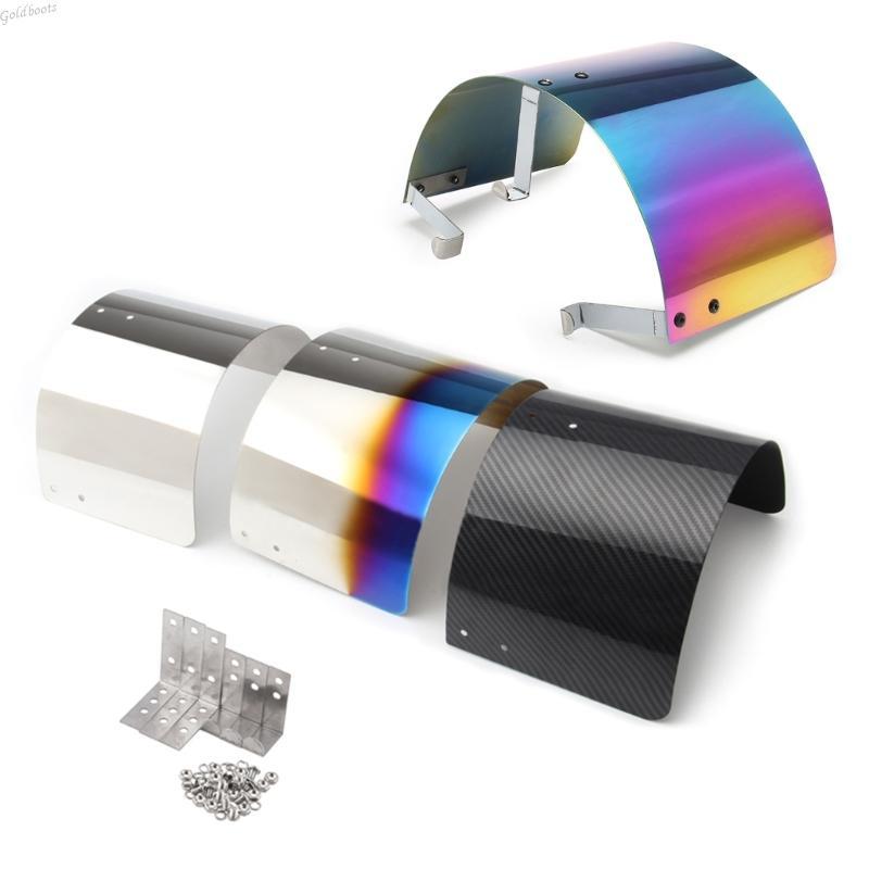 GB Universal AirIntake กรองความร้อน ShieldCover รถกรวยเย็นกีฬากรองอากาศ 2 5-3 5 นิ้วคอรถ Part