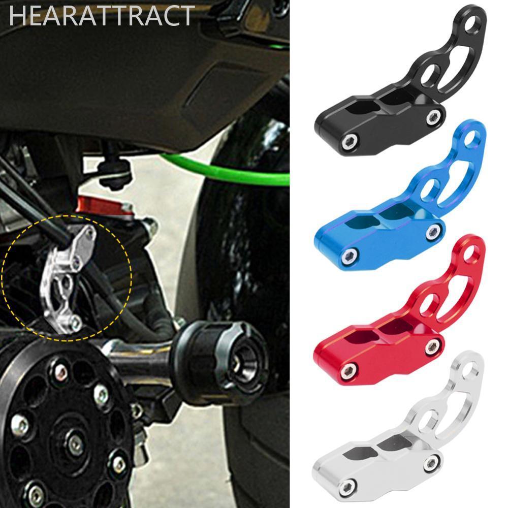 HEARATRACT รถจักรยานยนต์ CNC ด้านหน้า Dual Hole สายเบรคท่อ Clamp สําหรับ YAMAHA MT07 R6 R3 MT 03/07/
