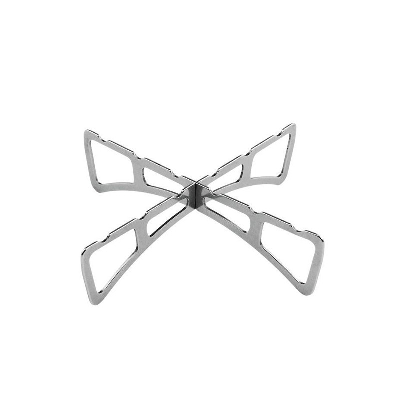 Lawan ตะแกรงนึ่งกางออกเป็นตัว X พับเก็บได้ มีขนาดเล็ก เบา พกพาสะดวก ขารองนึ่งเหมาะกับสายแคมป์ปิ้ง วัสดุสแตนเลส Pot Rack - รูปที่ 7