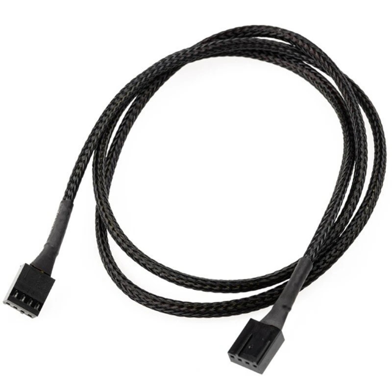 Mojito 24AWG 4Pin พัดลมสายเคเบิล Sleeved อะแดปเตอร์คอมพิวเตอร์ PC พัดลมสายต่ออะแดปเตอร์สําหรับคอมพิว