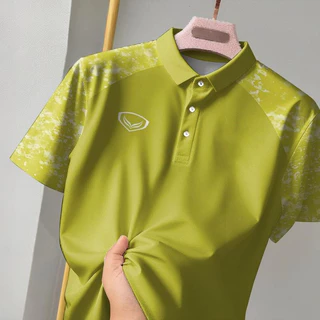 เสื้อโปโลฟุตบอล แขนสั้น พิมพ์ลายธงชาติและออกแบบโลโก้ใหม่ เหมาะสำหรับทั้งผู้ชายและผู้หญิง