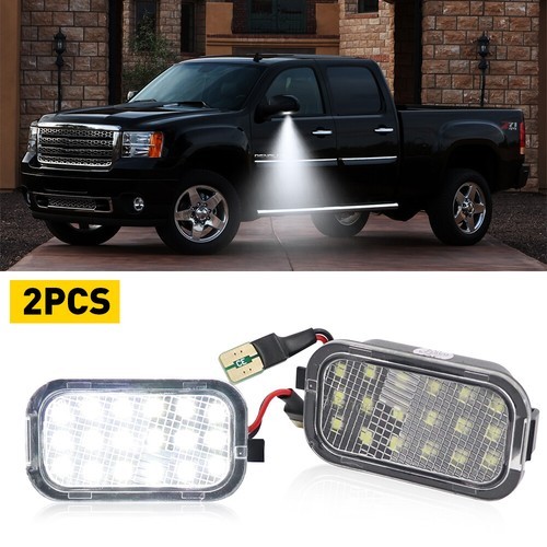 2PCS LED Side Mirror Puddle Light for Assembly Cadillac 2007-2014 Escalade USA