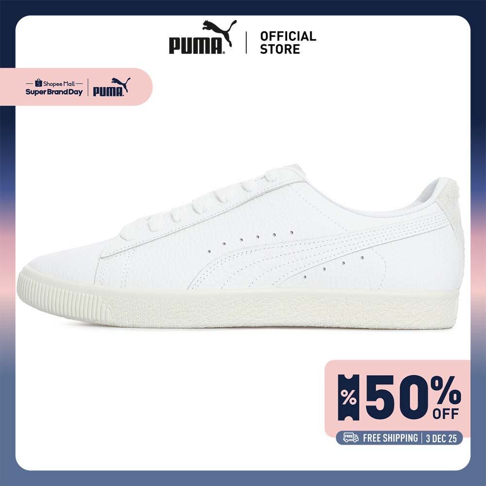 PUMA PRIME/SELECT - รองเท้าผ้าใบ Clyde Premium สีขาว - 39483401
