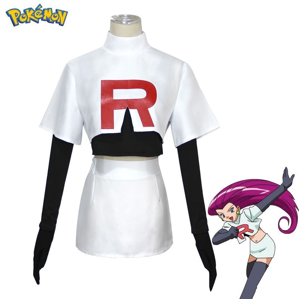 Musashi cosplay Kojiro cosplay Rockets Musashi Kojiro pokemon cosplay สำหรับชายและหญิง คอสเพลย์เสื้อ