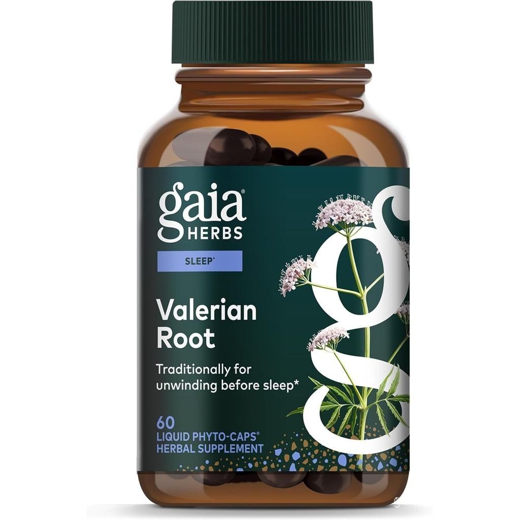 Gaia Herbs Valerian Root - Natural Sleep Support for a Natural to Helperian Root Extract - 60 Vegan 