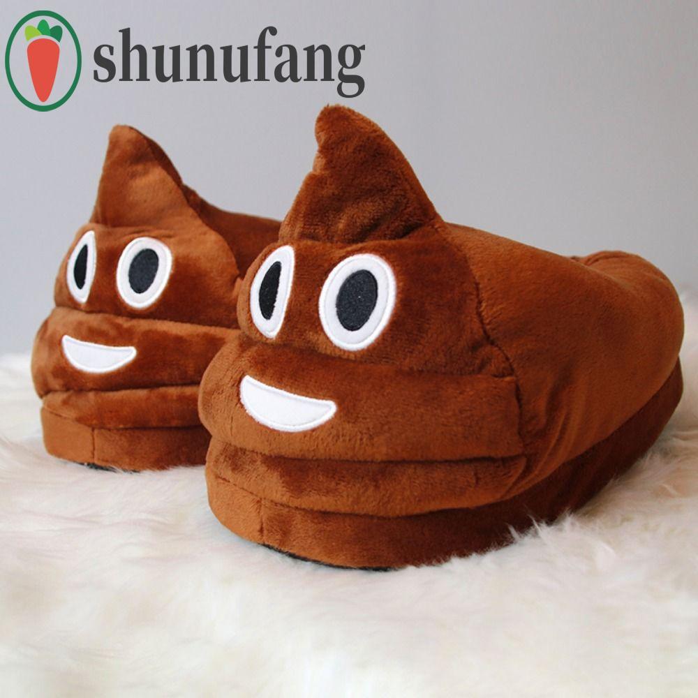 UNUF รองเท้าแตะอุ่นเซ่อ ขนาดใหญ่ ดีไซน์เหมือนตุ๊กตา สไตล์ตลกสำหรับใส่ในบ้านหรือขณะพักผ่อน