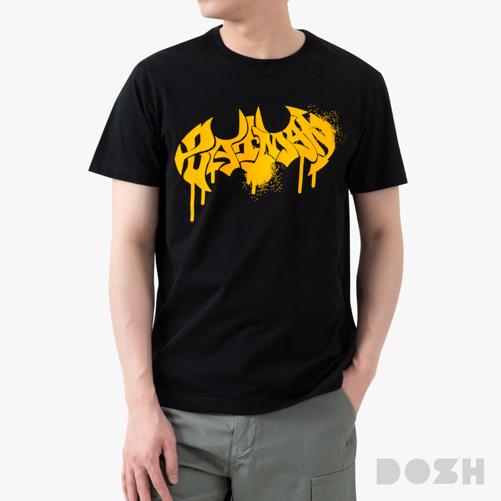 DOSH MEN'S T-SHIRTS BATMAN เสื้อยืดคอกลมผู้ชาย DBMT5325-BL (XS-XL)