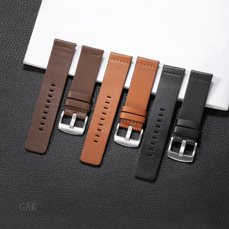 สายนาฬิกา Universal Fit Quick Release สายหนังแท้ระดับพรีเมียม 18 20 22 24 มม. สําหรับ Galaxy S2 S3 ม