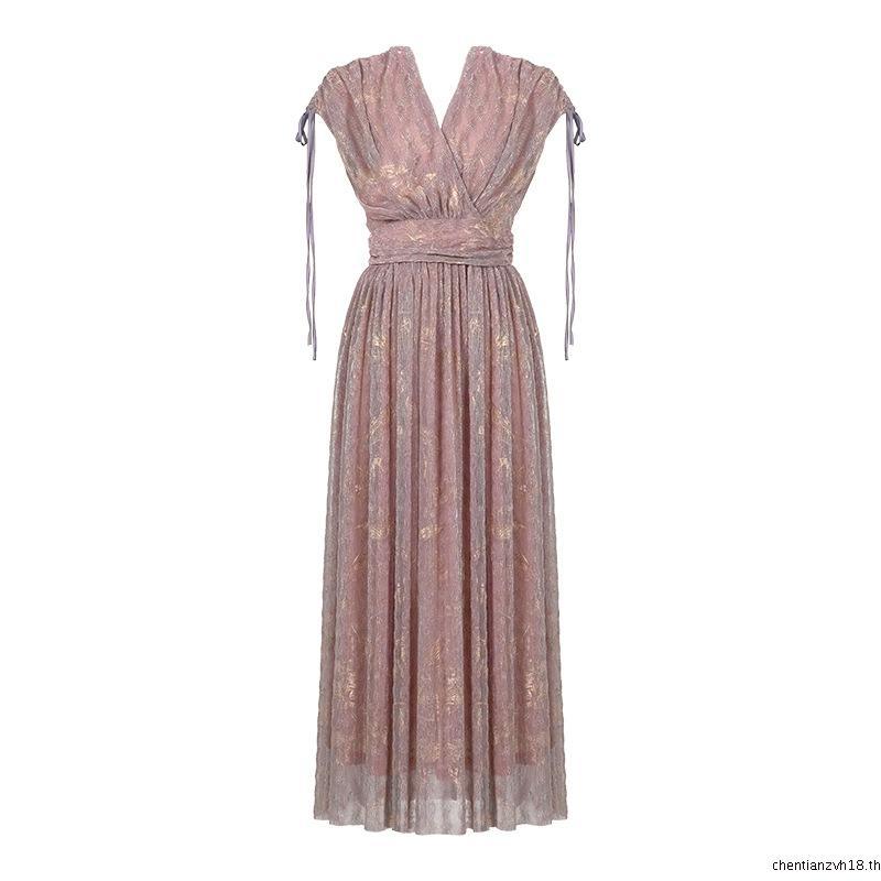 ZYHT งานป้าย เดรสผู้หญิง เดรสออกงาน ชุดทำงาน ชุดไปปาร์ตี้ ชุดเดรสไปงานแต่ง ชุดออกงาน เรียบหรูดูแพง ค