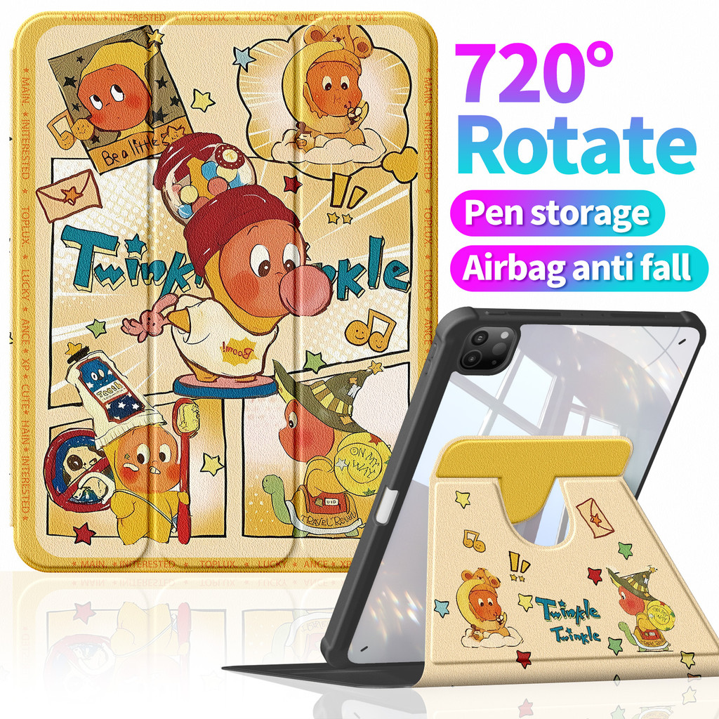 A1538 Bubble Star "เหมาะสําหรับ Apple iPad Pro (M4/M5) เคสป้องกัน 丨 ถุงลมนิรภัยกันกระแทก 丨 หน้าจอแนว