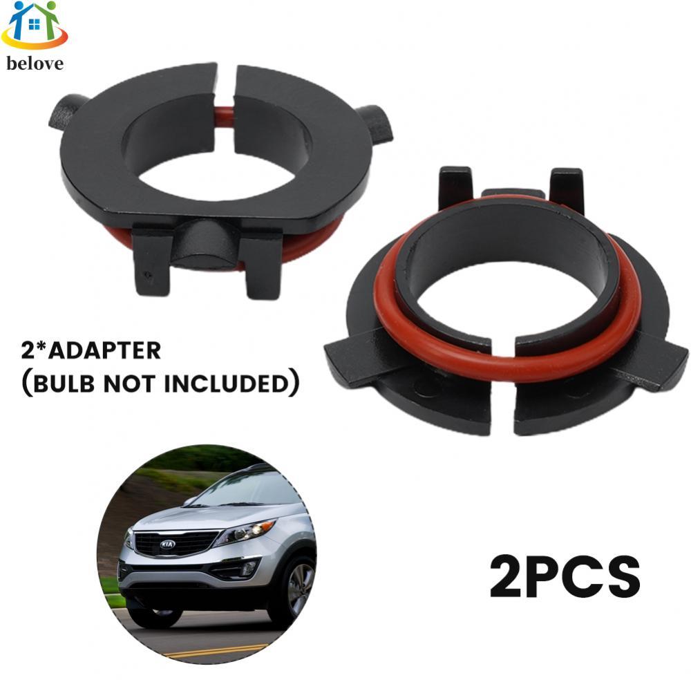 ฐานอะแดปเตอร์หลอดไฟไฟหน้าสีดําสําหรับผู้ถือ Kia H7 เปลี่ยนพลาสติก