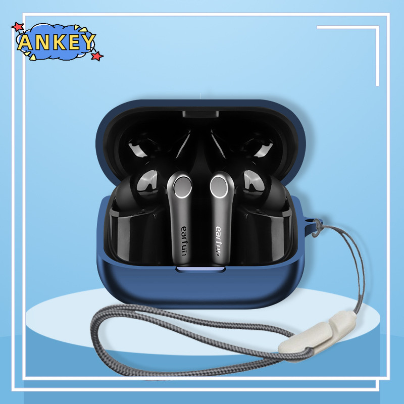 for EarFun Air Pro 4+ Protective Case Nylon Lanyard Soft Cover EarFun Air Pro 4 Plus Shells Washable Housing Anti Dust Sleeve Hand Rope Strap Accessories ราคา ถูกที่สุด ดีลบีเคเค แกลเลอรีภาพที่ 6
