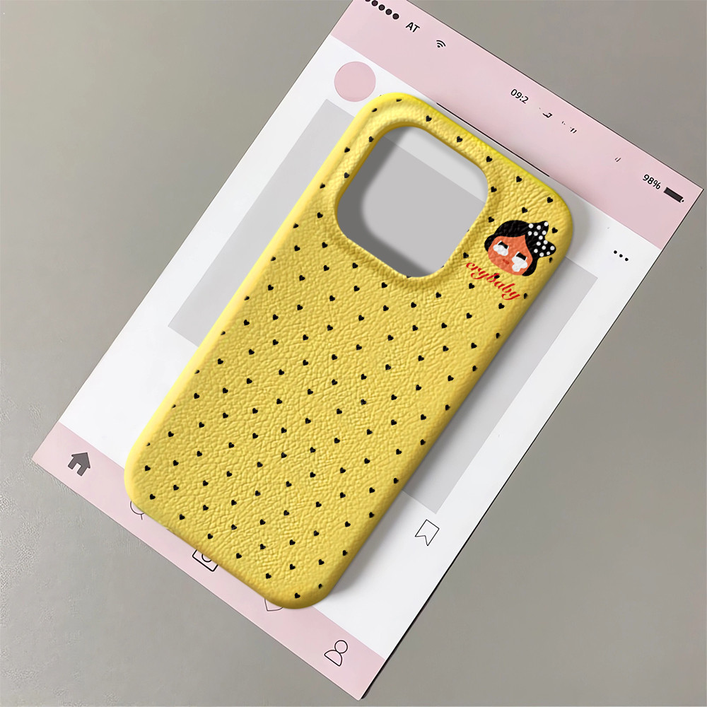 HP เคสโทรศัพท์สําหรับ iPhone 16 11 12 13 14 15 pro xs XR 14 plus pro max 7 8 6 7+ 8+ 6+ Xs Max สีเหล