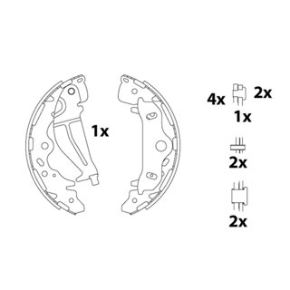 ก้ามเบรคหลัง KIA CARNIVAL SEDONA UP 2.5 V6 1999-2001 GQ 2.5 …