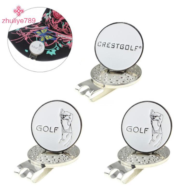 <zhuliye789> 1Pc GOLF Cap Clips Golf Ball Markers Hat Clip Training Accessories Nice