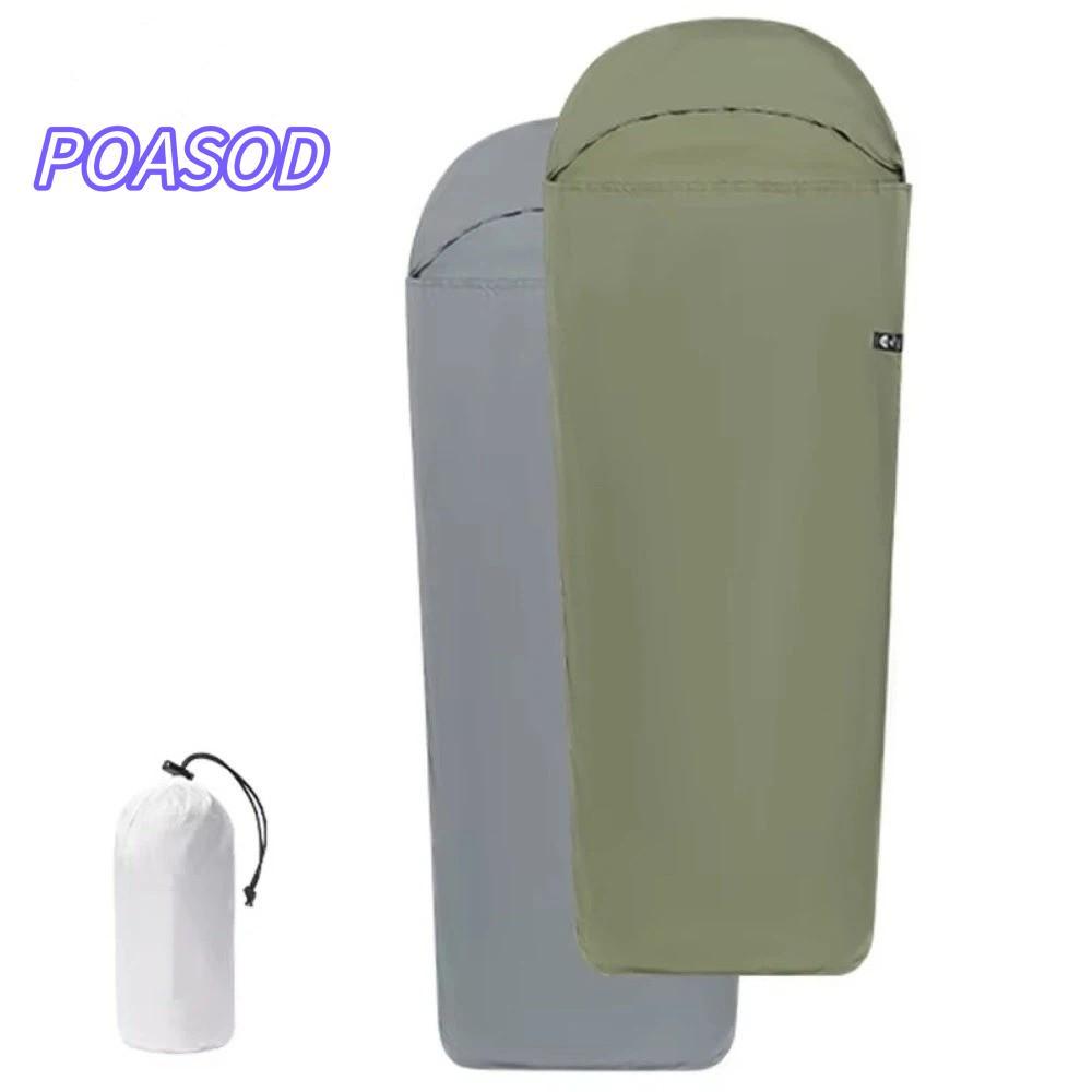 MAYSHOW ถุงนอน Liner, ถุงนอนไนลอนอุ่น, แบบพกพาเดี่ยวโรงแรมด้านใน Liner Ultralight Camping แผ่นท่องเท