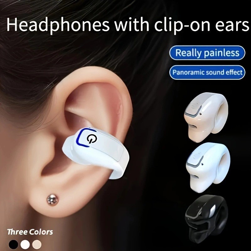 GD28 หูฟังบลูทูธ Clip-On หูฟังกีฬาเหมาะสําหรับโทรศัพท์มือถือ ANELELCT