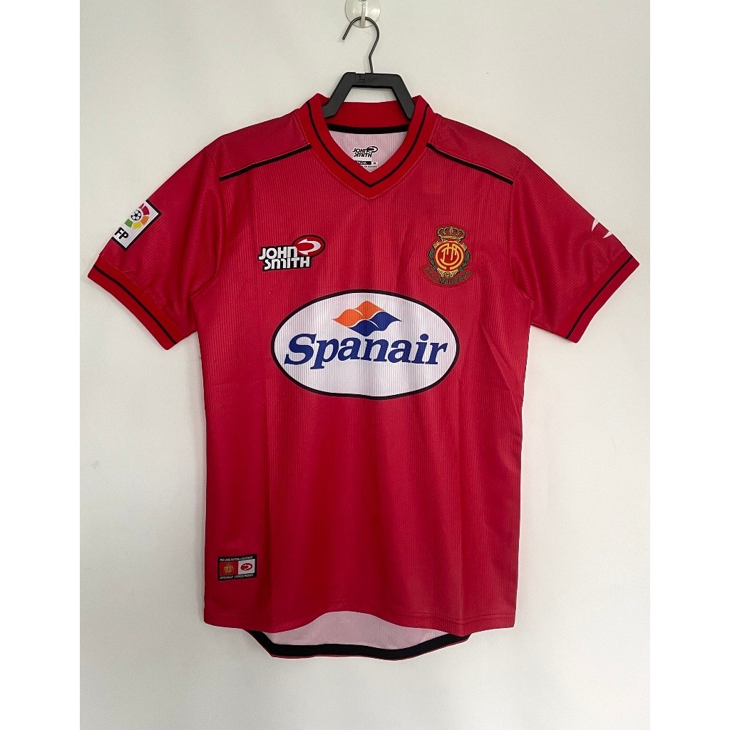 00-01 Mallorca Home Retro Soccer Jersey ฟุตบอล